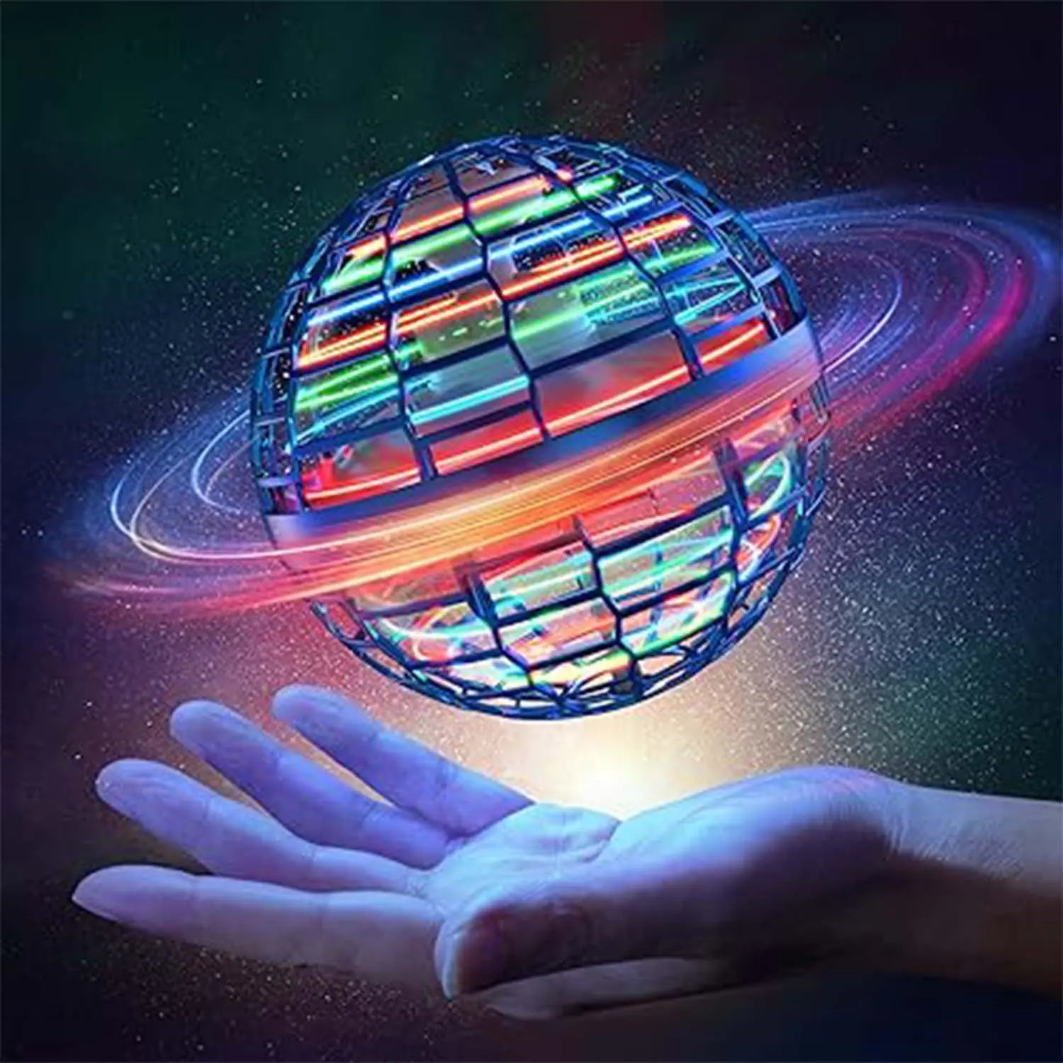 Flying Ball Toy With RGB Light | Kids Toy in (random Color) - Pure Bazaar PK