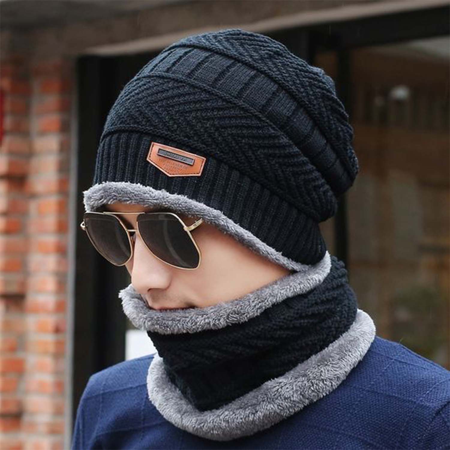 Winter Cap With Neck Men & Women