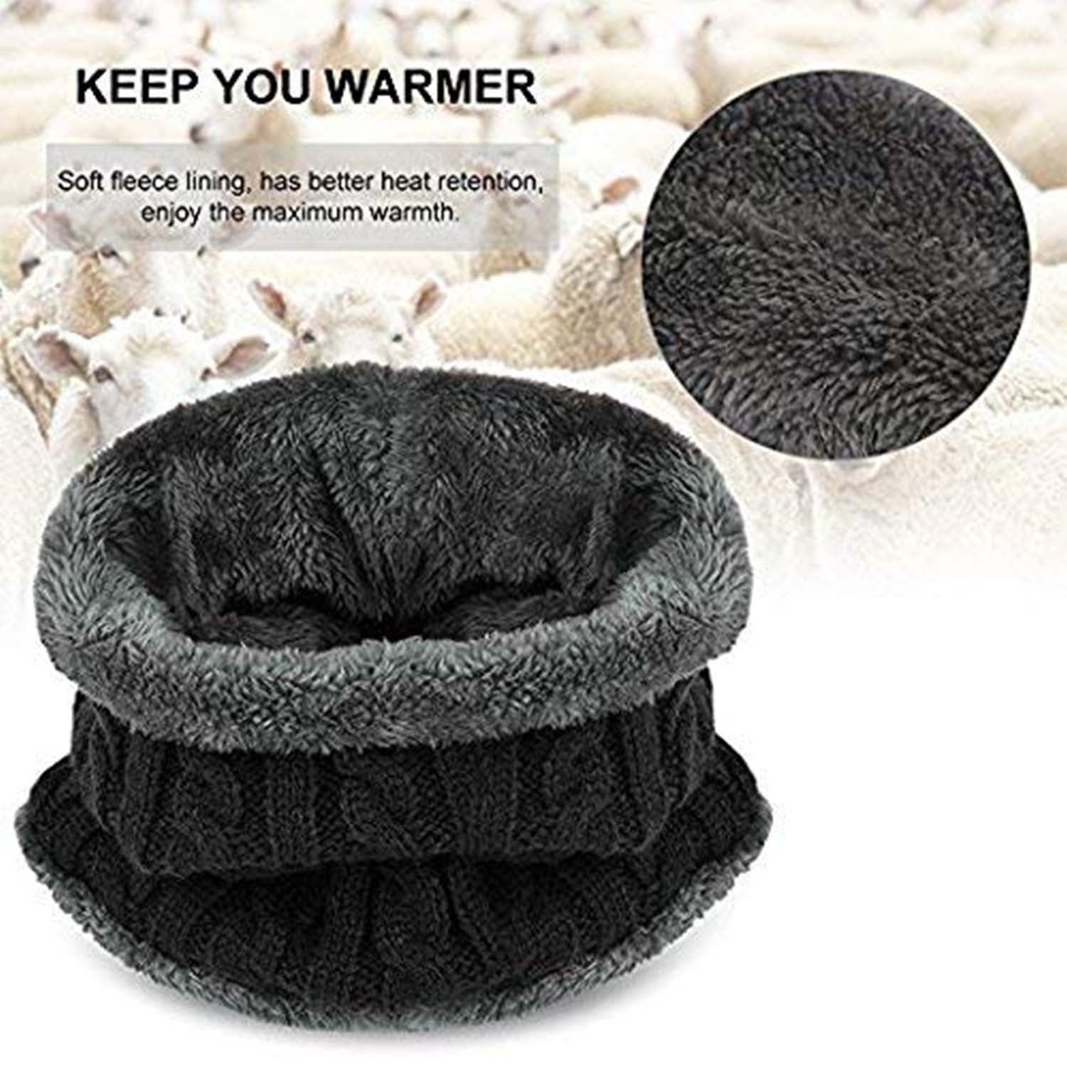 Winter Cap With Neck Men & Women